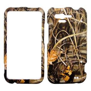 FOR HTC RHYME TANNED AUTUMN FERNS CAMOUFLAGE COVER CASE  