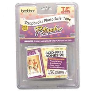  Brother P Touch TZAF131   TZ Photo Safe Tape Cartridge for P Touch 
