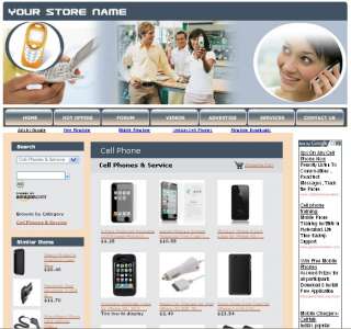 MONEY MAKING CELL PHONE SERVICES STORE WEBSITE BUSINESS