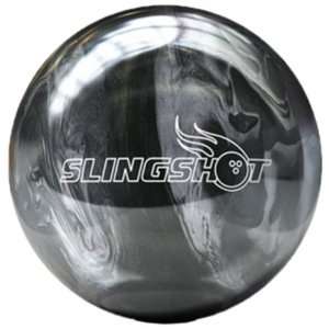  Brunswick Slingshot Bowling Ball  Silver/Black Sports 