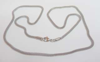 You are buying 1x 28 70cm Silver look Stainless Steel Mesh Chain.