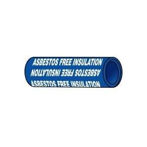 ASBESTOS FREE INSULATION   Snap Tite Pipe Markers   outside diameter 3 