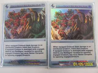 24 ULTRA super Rare Chaotic Cards Danian Carapace Gigantroper Phobia 