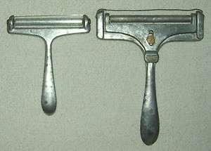 Vintage Aluminum Manual Cheese Slicers  