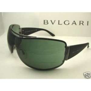  Authentic BVLGARI Gunmetal Shield Sunglasses 6011   103/71 