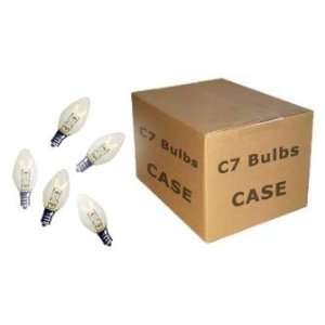  C7 Clear Bulbs 7 Watt (Case of 500)