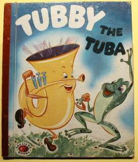 TUBBY THE TUBA vintage Treasure Books VGHB Paul Tripp Chad 1948 meets 
