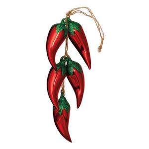 Midwest Chili Pepper Cluster South Western Christmas Ornament Cowboy 