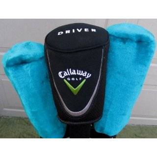 Ladies Callaway Golf Headcover Set for Driver & Woods Black & Teal 