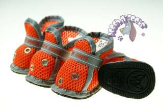 PB SUMMER Dog Shoes SUNSET ORANGE Size 0/XXS Chihuahua  