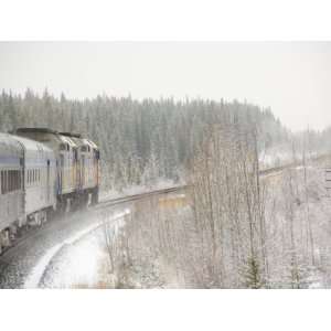 Via Rail Snow Train Between Edmonton & Jasper, Alberta, Canada 