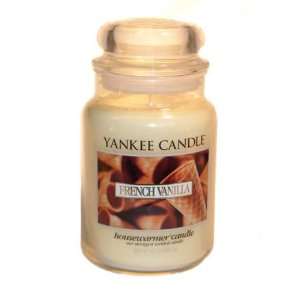  Yankee Candle Large 22 Ounce Jar Candle, French Vanilla 