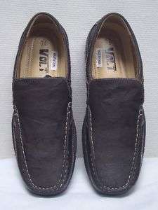 MENS LOAFER STYLE BROWN DRESS SHOES SIZE 8 NEW  