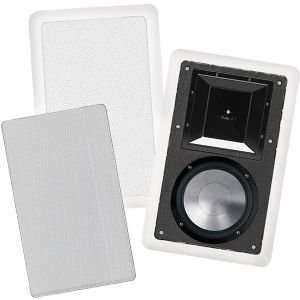 New 6.5 150 Watt 2 Way In Wall Speakers With Mid/High Frequency Horns 
