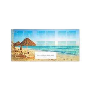     Calendar card, 2010, with paradise awaits design.