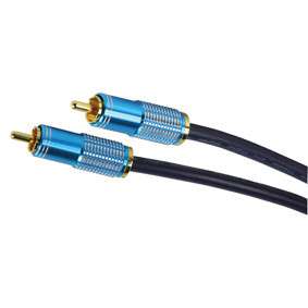 Blue Digital Audio Coax GOLD Phono Lead SPDIF Cable  