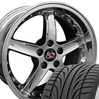 20 8.5/10 Chrome Cobra 05 Wheels Falken Tires Rims Fit Mustang® 05 