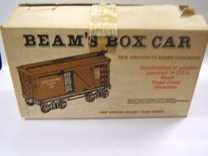 Jim Beam Bottle Box Car Jersey & Western Railway  