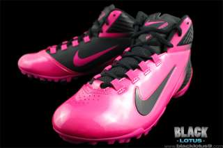   Air ALPHA SPEED TD 3/4 Football Soccer Cleats Shoes PINK BREAST CANCER