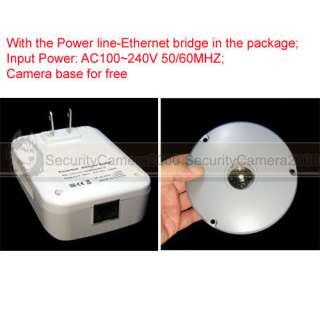 PLC; Power Line Communication; P2P; plug and play; IR; IP camera 