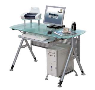 Modern Home Office Glass Computer Desk, #RT 3784 GLs  