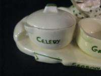 CHEF Condiment Holder California Pottery Pixieware Old  