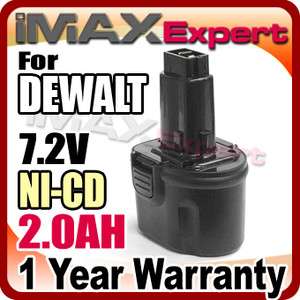    CD Pod Battery for DEWALT DW9057 7.2 Volt Cordless Power Tool  