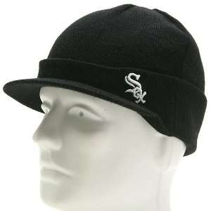  Chicago White Sox Radar Knit Cap   Black One Fits Most 
