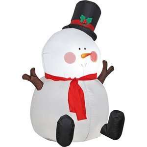   Inflatable Snowman Christmas Prop Outdoor Decoration 