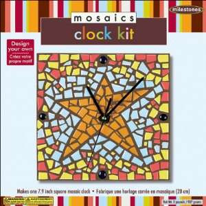  Milestones Mosaic Clock Kit Arts, Crafts & Sewing