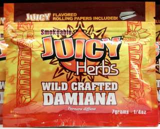 Juicy Jays Wild Crafted Damiana Smokeable Herbs   7 Grams + Free Juicy 