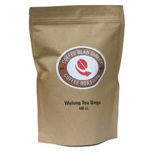 Coffee Bean Direct Wulong Tea Bags, 100 Count, 0.5 Pound Pouch  