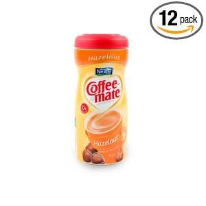 Coffee mate Coffee Creamer, Hazelnut Canister, 15 Ounce Containers 