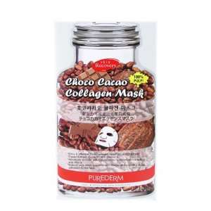  PureDerm Choco Cacao Collagen Mask 1 sheet Beauty