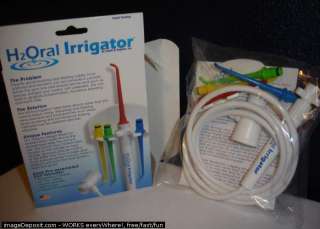 H2Oral Irrigator Water Jet Shower Water Floss Pik 856769001006 