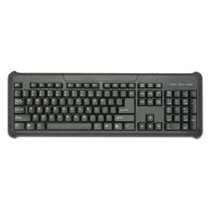 full size keyboard standard 104 keys plug and play istall