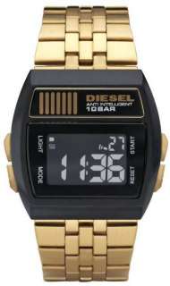 New Diesel DZ7195 Digital Gold Bracelet Mens Watch  