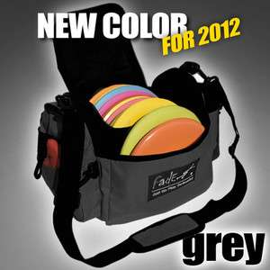   Fade Gear Crunch Box   Fits about 12 discs Gray Disc Golf Bag  