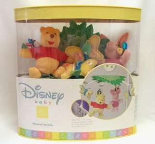 Disney Baby Musical Mobile Winnie the Pooh & Piglet NEW  