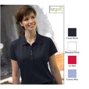   Sleeve Liz Golf Polo (ColorCountry Blue,SizeM)