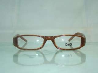DOLCE GABBANA D&G 1157 820 BROWN Eyeglasses Frames Size 48  