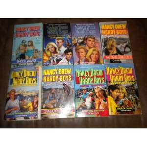 Lot of 8 Nancy Drew & Hardy Boys Supermystery Super Mystery set ~ Tour 