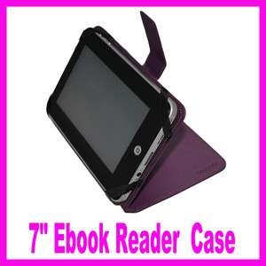   Leather Case Skin Cover For 7 Ebook Reader Tablet PC MID Pad  