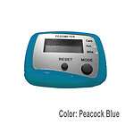 CW Multifunction Pedometer, Steps Distance and Calories Peacock Blue