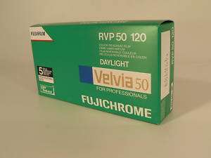5x Fuji Fujichrome Velvia 50 120 RVP 50 120 slide film  