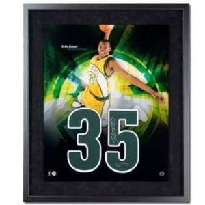  Kevin Durant Signed Supersonics Jersey Numbers Piece UDA 