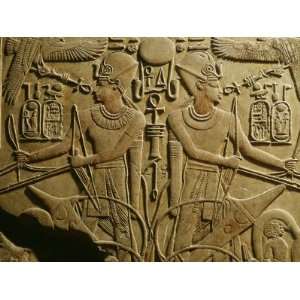 Amenhotep III, Limestone Relief, fromLater Temple of Merneptah at 
