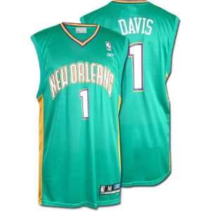 Baron Davis Reebok NBA Replica Teal New Orleans Hornets Jersey
