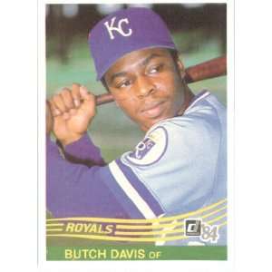  1984 Donruss # 277 Butch Davis Kansas City Royals Baseball 
