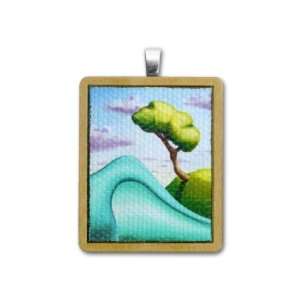  Simplified Flow Wood Pendant Arts, Crafts & Sewing